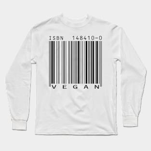 Vegan Barcode Long Sleeve T-Shirt